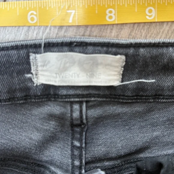 We the free Free People Black Skinny Jeans size 29 - Picture 3 of 8